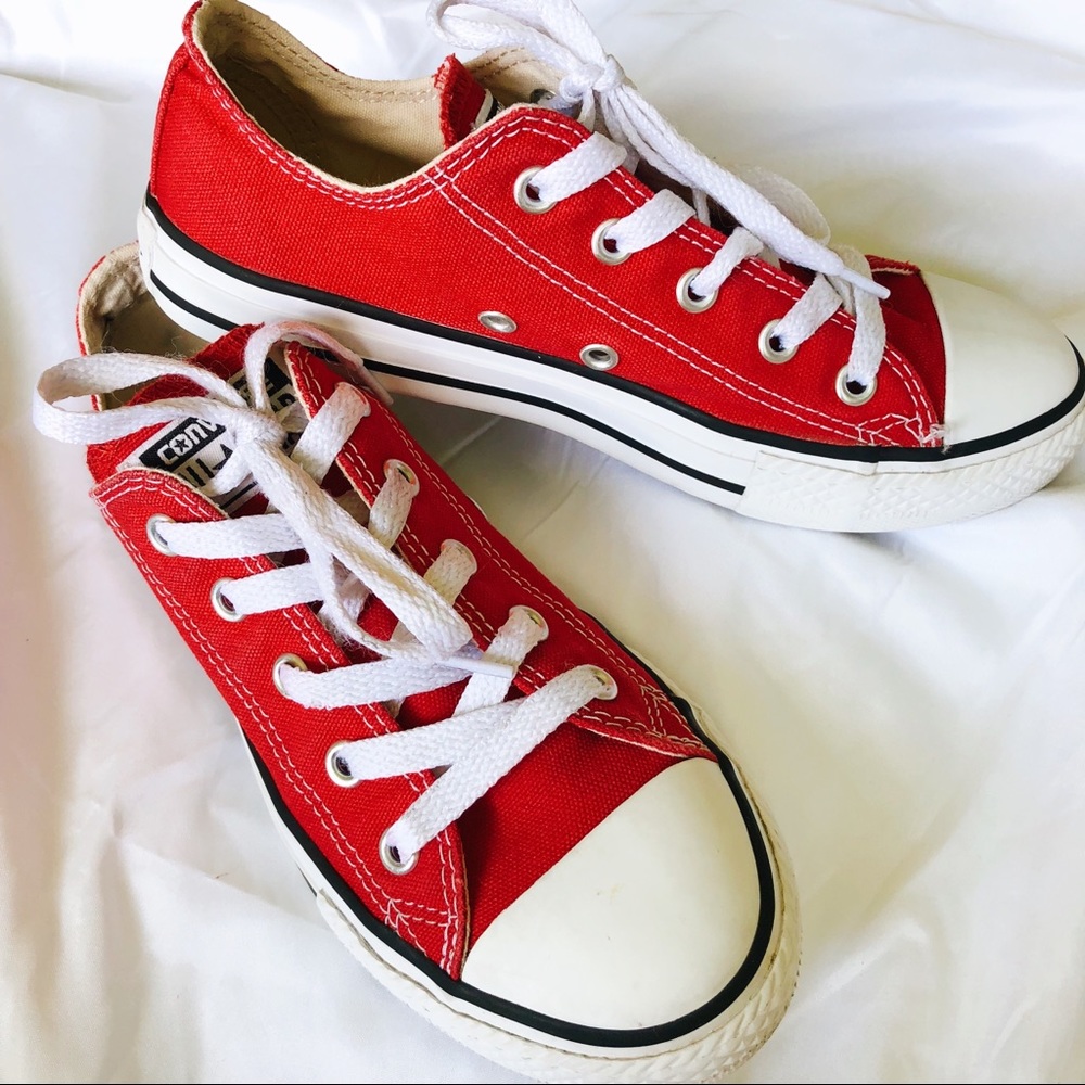 Red Converse All Star Sneakers